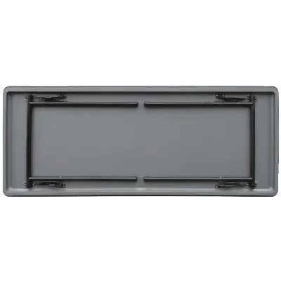 Bolero Abs Folding Banquet Rectangular Table 6ft Grey