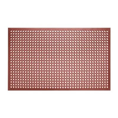 Edlp - Jantex Rubber Grease-Resistant Anti-Fatigue Mat Red 0.9x1.5m