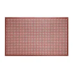 Edlp - Jantex Rubber Grease-Resistant Anti-Fatigue Mat Red 0.9x1.5m