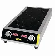 Apuro Heavy Duty Double Induction Hob - 7kw