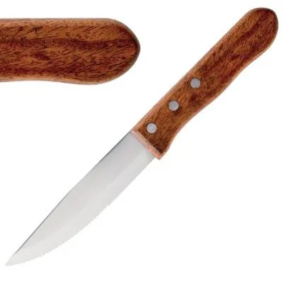 Jumbo Steak Knife Rosewood 250mm [12 Pack]