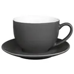 Olympia Cafe Cappuccino Cup Charcoal - 340ml 12oz