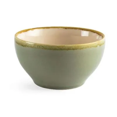 Olympia Kiln Moss Round Bowl - 140mm