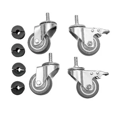 Vogue Castors For Vogue St/St Tables [set Of 4ea] - Only Suitable For Vogue Regular Tables And Not The Premium Tables