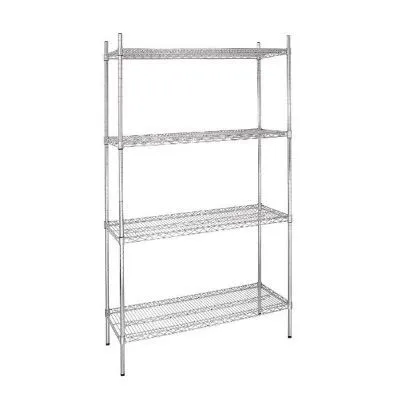 Edlp Vogue Flat Pack 4 Shelf Unit - 1525x460x1840mm 60x18x72 1/2"