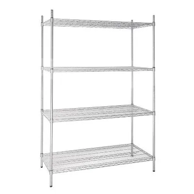 Vogue Flat Pack 4 Shelf Unit - 610x1220mm