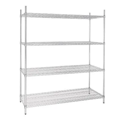 Vogue Flat Pack 4 Shelf Unit - 610x1520mm