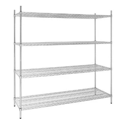 Vogue Flat Pack 4 Shelf Unit - 610x1830mm