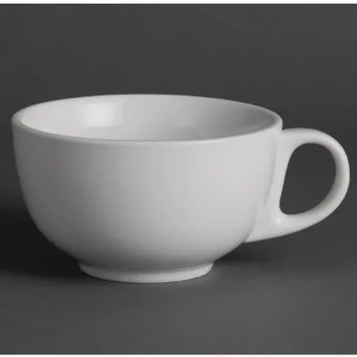 Olympia Whiteware Cappuccino Cup - 15oz (box 12)