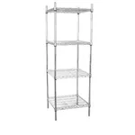 Vogue Tower Display Unit 4 Shelves - 1830x610x610mm 72x24x24"