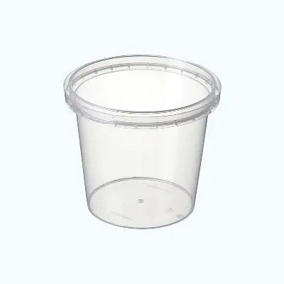 230ml Round Clear Pp Tamper Evident Container [pack 20]