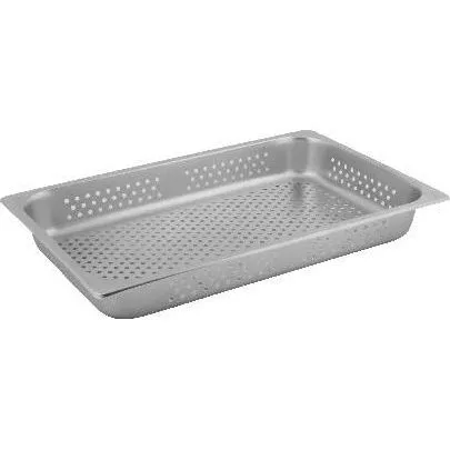 1/2 Size Standard Steam Pan - Perforated (100mm D)