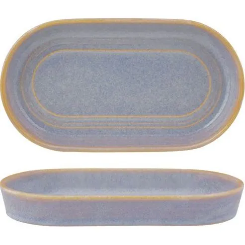 Urban Loft Azure Blue Oval Serve Platter 180x100mm