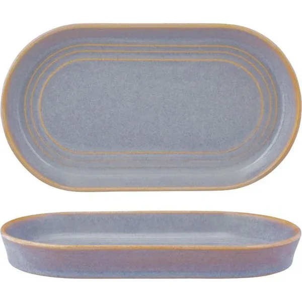 Urban Loft Azure Blue Oval Serve Platter 240x135mm