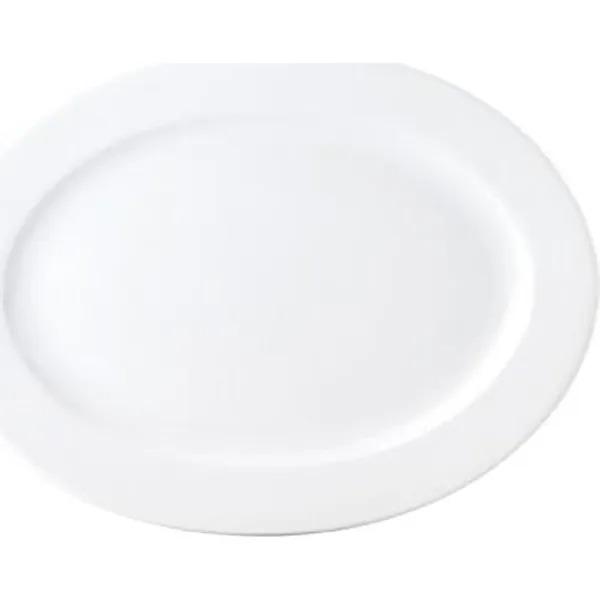 Chelsea Oval Platter Wide Rim 480x345mm