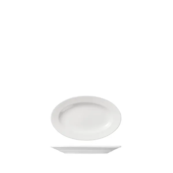 Oval Plate Wide Rim 170mm