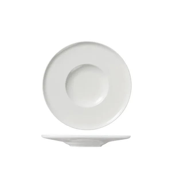 Gourmet Plate Wide Rim 220mm