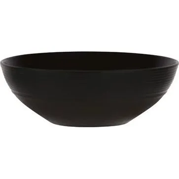 Aura Matt Black Round Cereal Bowl 157mm