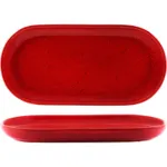 Artistica Reactive Red Oval Coupe Plate 300x140mm