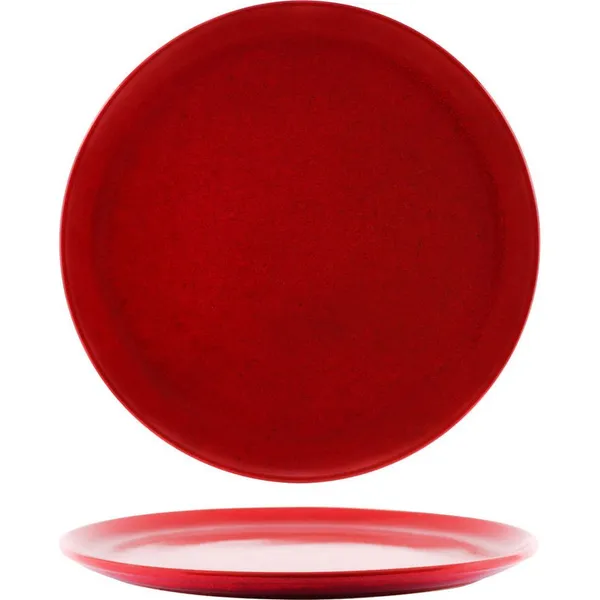 Artistica Reactive Red Round Pizza Platter 330mm