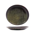 Artistica Reactive Brown Oval Plate 295x250mm