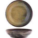 Artistica Reactive Brown Round Flared Bowl 230mm