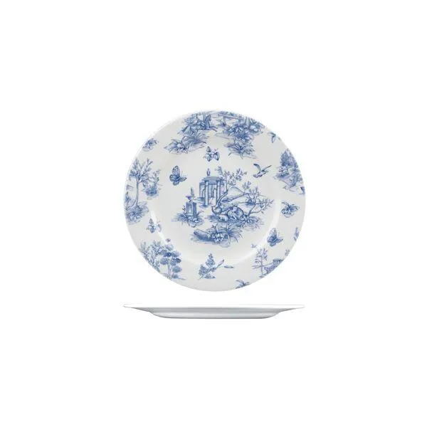 Round Plate-215mm Ø - Prague Toile