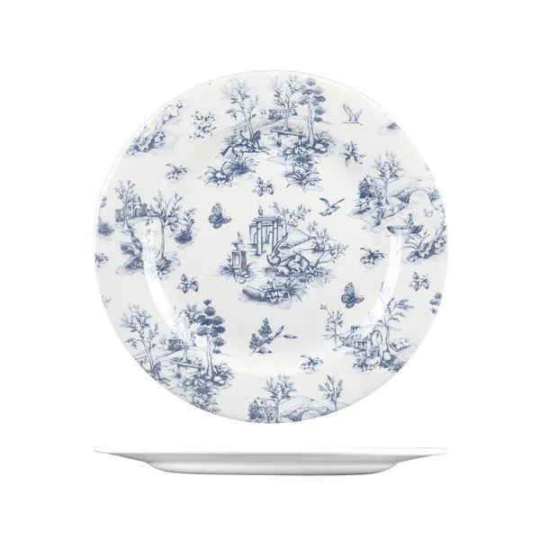 Round Plate-305mm Ø - Prague Toile