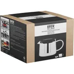 Brew Infusion Glass Teapot W/Filter & Pp Lid 600ml