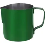 Brew Milk Frothing Jug S/S 350ml Powder Coat Green
