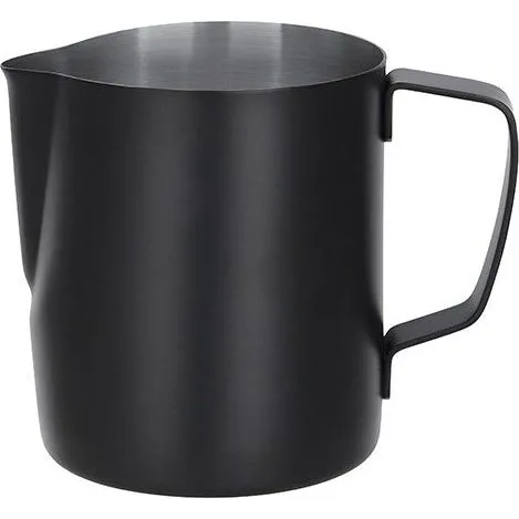 Milk Frothing Jug S/S 600ml Powder Coat Black