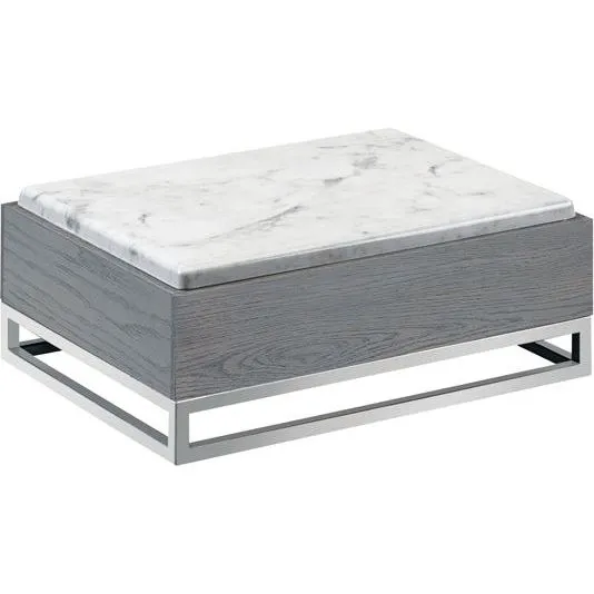 Ashwood Riser with Marble Melamine Top 381x279x159mm