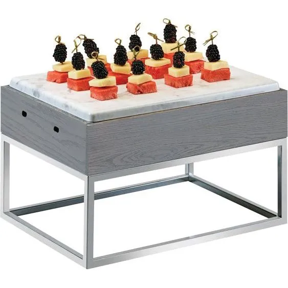Ashwood Riser with Marble Melamine Top 381x279x235mm