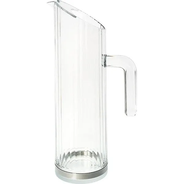 Bamboo Water Pitcher W/Removal Base Polycarbonate 1.5L