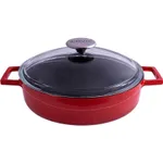 Casserole-Round | Low | Glass Lid |  2.4lt | 240mm Ø