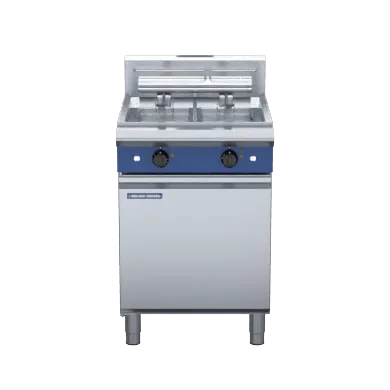 Blue Seal Evolution Series E66 - 600mm Twin Pan Electric Fryer