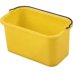 Jiwins Container / Bucket for Cleaning Cart Yellow 9.46Lt