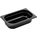 Gastronorm Pan Polycarbonate Black 1/4 Size 265x162x65mm / 1.7Lt