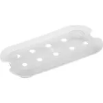 Gastronorm Drain Plate Polypropylene 1/4 Size 255x152x25mm