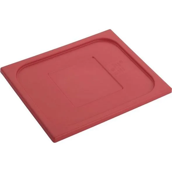 Gastronorm Lid Polypropylene 1/2 Size Red 325x265x20mm