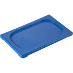 Gastronorm Lid Polypropylene 1/4 Size Blue 265x162x20mm