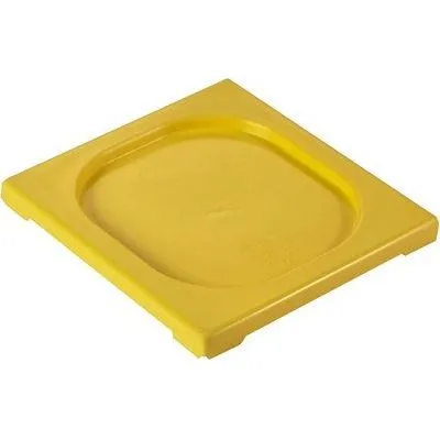 Gastronorm Lid Polypropylene 1/6 Size Yellow 176x162x20mm
