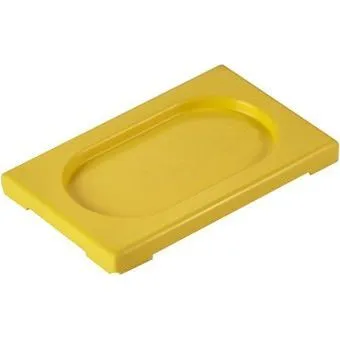 Gastronorm Lid Polypropylene 1/9 Size Yellow 176x108x20mm