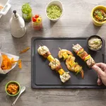 Basalt Bamboo Liner Tray 340x195mm