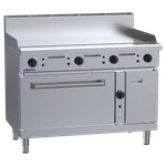 RF-12P: 1200mm Commercial Gas Griddle Range & Convection Oven