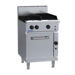 RF-2B3C: 600mm Gas 2 Burner 300mm Chargrill Range & Convection Oven