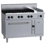 RF-6B3P: 1200mm Gas 6 Burner 300mm Griddle Range & Convection Oven