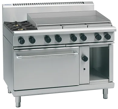 Waldorf By Moffat 1200mm Gas Range Static Oven, 2 Burner With 900mm Griddle