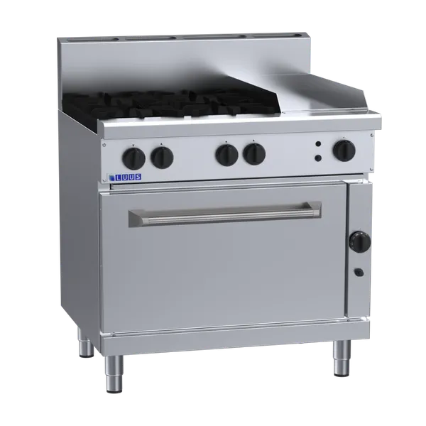 Professional Series 4 Burner Oven Range with 300mm Griddle