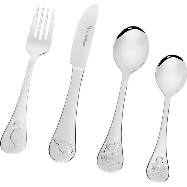 Childrens Cutlery Sea Animals 4pc Set